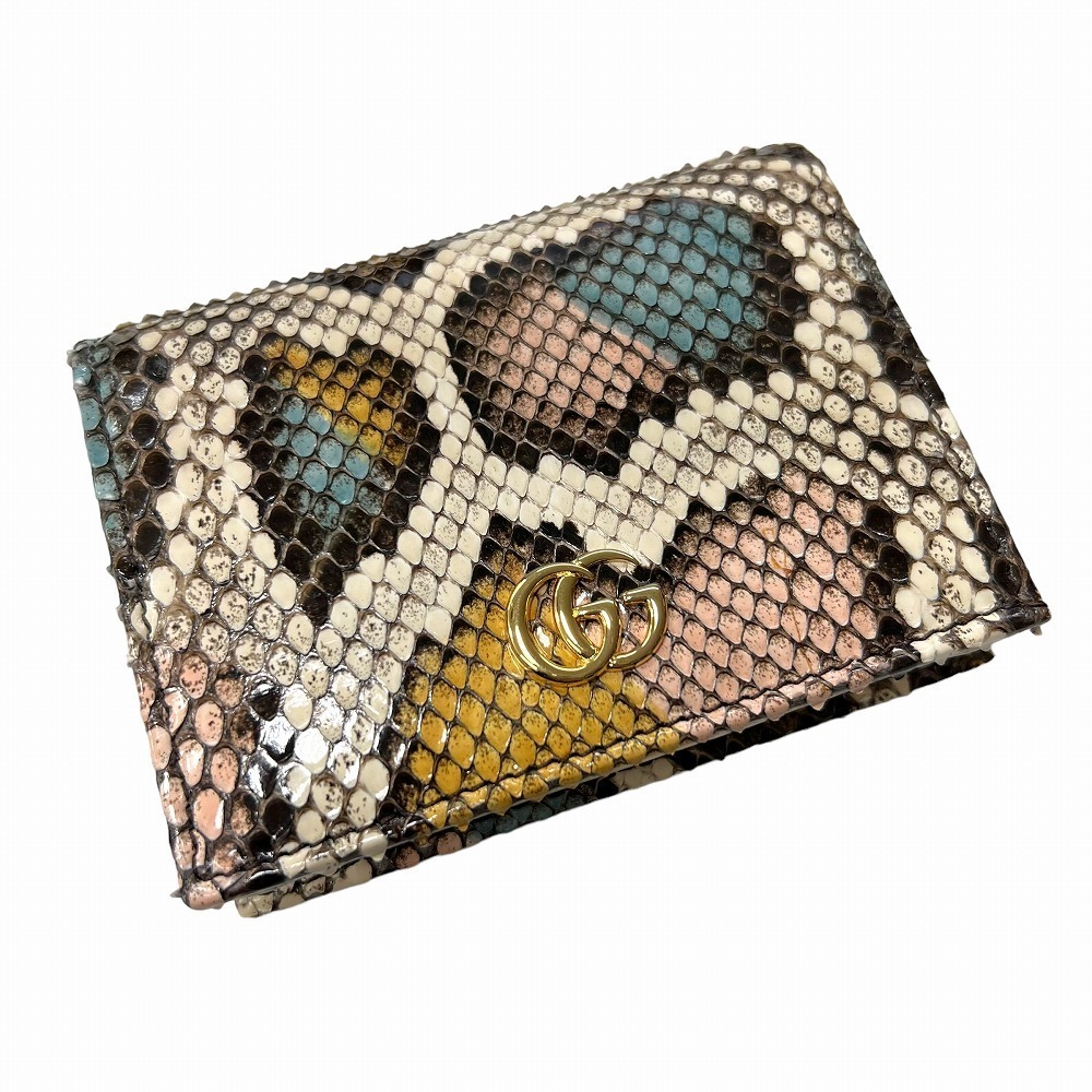 Gucci Python Compact Wallet - image 1